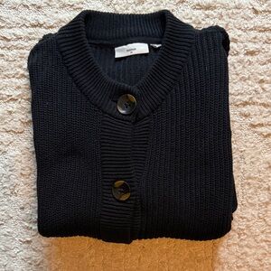 EUC women’s Minimum cardigan sweater size Mediun black